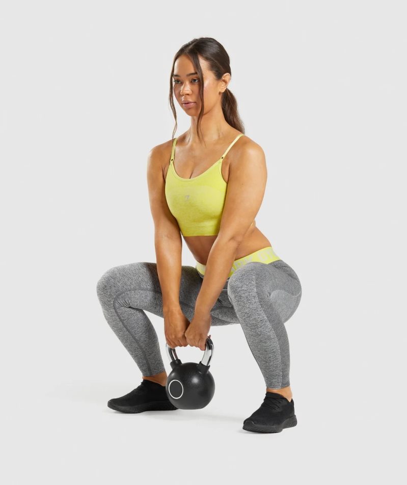 Legginsy Gymshark Flex Low Rise Damskie Szare | PL 594AKT